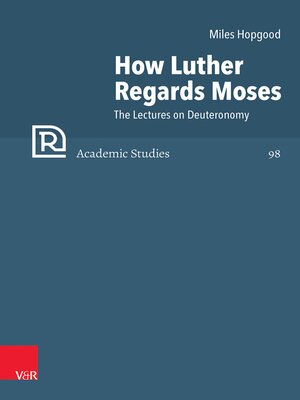 cover image of How Luther Regards Moses